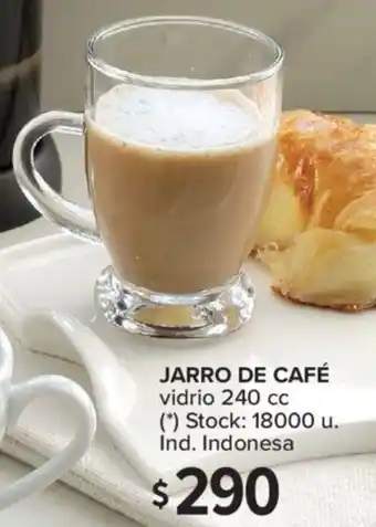 Carrefour Jarro de Café Vidrio 240 cc oferta