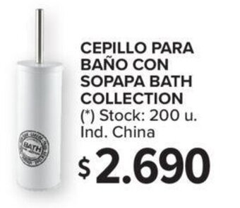 Carrefour Cepillo Para Baño Con Sopapa Bath Collection oferta