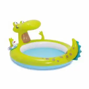 Frávega Pileta inflable lagarto spray intex 170lts 198 x 160 x 91 cm oferta