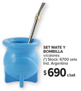 Carrefour Set Mate y Bombilla oferta