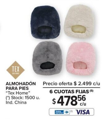 Carrefour Tex Home Almohadón Para Pies oferta