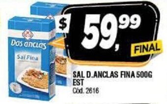 Supermercados Yaguar Dos Anclas Sal Fina 500 g Est oferta