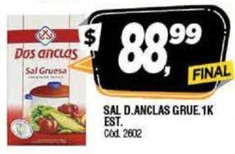 Supermercados Yaguar Dos Anclas Sal Grue 1K Est. oferta