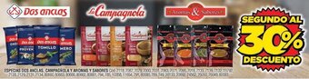 Supermercados Yaguar Especias Dos Anclas,Campagñola y Aromas Y Sabores oferta
