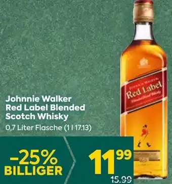 Billa Johnie Walker Red Label Blended Scotch Whisky 0,7 Liter Angebot