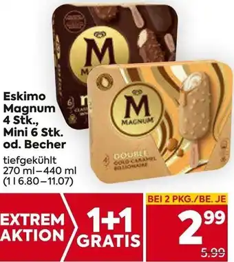 Billa Eskimo Magnum 270 ml-440 ml Angebot