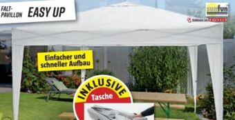Bauhaus Falt-Pavillon Easy Up Angebot