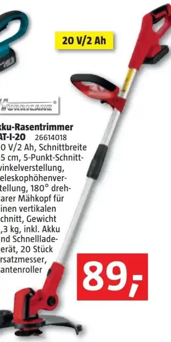 Bauhaus Akku-Rasentrimmer HAT-I-20 Angebot