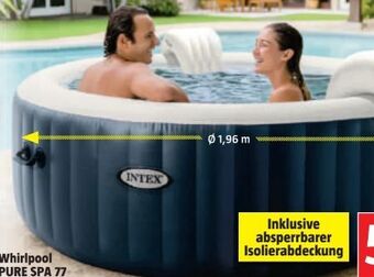 Bauhaus Whirlpool Pure Spa 77 Bubble Massage Angebot
