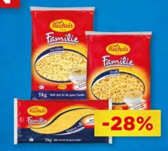 Unimarkt Familie Teigwaren Angebot