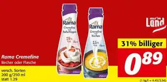 Nah&Frisch Rama Cremefine 200g/250ml Angebot