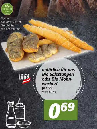 Nah&Frisch Natürlich Für Uns Bio Salzstangerl Oder Bio Mohn Weckerl Angebot