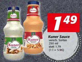 Nah&Frisch Kuner Sauce 250 ml Angebot
