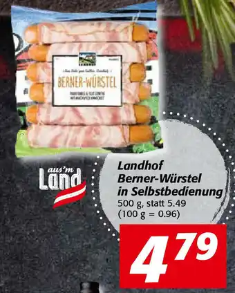 Nah&Frisch Landhof Berner Würstel In Selbstbedienung 500g Angebot