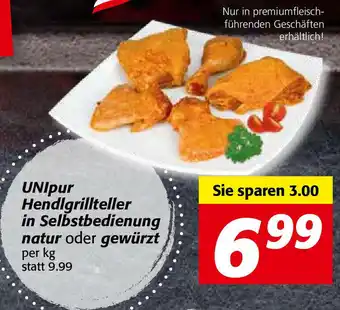 Nah&Frisch Unipur Hendlgrillteller In Selbstbedienung Natur Oder Gewürzt Angebot