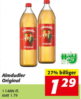 Nah&Frisch Almdudler Original Angebot
