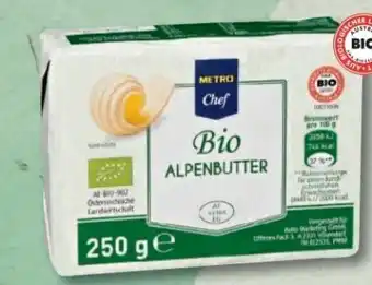 Metro Bio Butter Angebot
