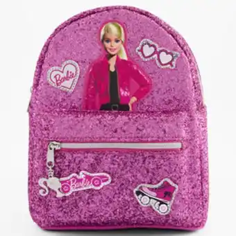 Claire's Barbie™ glitter mini backpack – pink Angebot