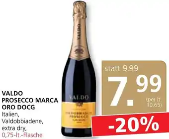 SPAR Gourmet Valdo Prosecco Marca Oro DOCG 0,75 lt. Angebot