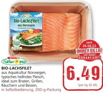 SPAR Gourmet Bio-Lachsfilet 200 g Angebot