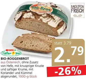 SPAR Gourmet Bio-Roggenbrot 1000 g Angebot