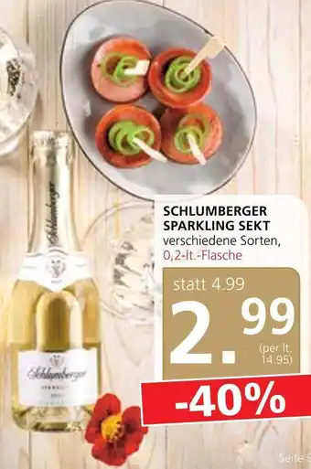 SPAR Gourmet Schlumberger Sparkling Sekt 0,2 lt. Angebot
