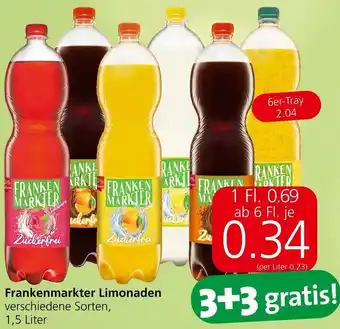 Eurospar Frankenmarkter Limonade 1,5 Liter Angebot