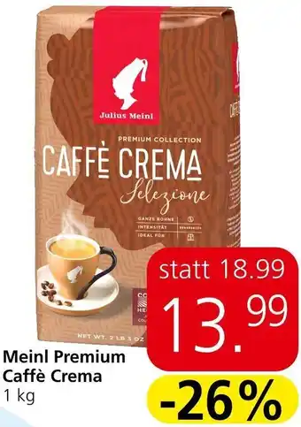 Eurospar Meinl Premium Caffé Crema 1 kg Angebot