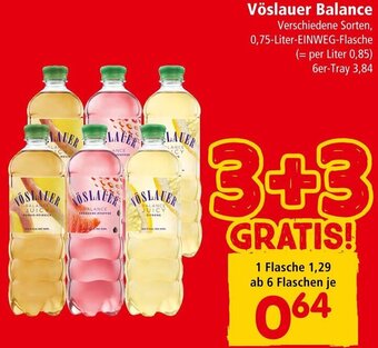 Interspar Vöslauer Balance 0,75 Liter Angebot