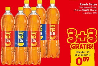 Interspar Rauch Eistee 1,5 Liter Angebot