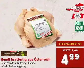 Interspar Hendl Bratfertig per kg Angebot