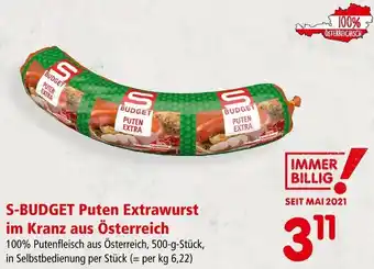 Interspar Puten Extrawurst im Kranz 500 g Angebot