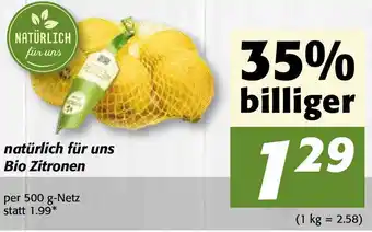 Nah&Frisch Natürlich Für Bio Zitronen 500 g Angebot