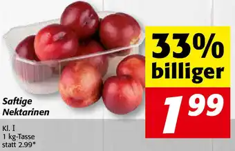 Nah&Frisch Saftige Nektarinen 1 Kg Angebot