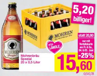 Sutterlüty Mohrenbräu Spezial Angebot