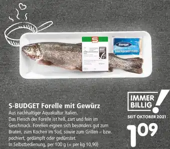 Interspar Forelle mit Gewürz 100 g Angebot