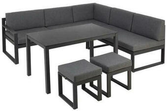 Möbelix Loungegarnitur 5-Teilig Nizza aus Metall mit Kissen Angebot