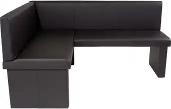 Möbelix Eckbank Schwarz Lederlook Passau 140x170 cm Angebot