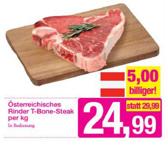 Sutterlüty Österreichisches Rinder T-Bone Steak Per Kg Angebot