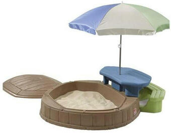 Möbelix Kinder-Gartenset Summertime Play mit Schirm und Sandkiste Angebot