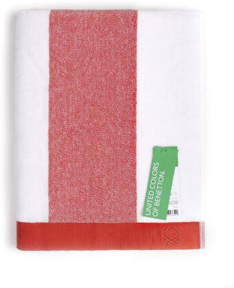 Möbelix Strandtuch Benetton Rot/ Weiss Angebot