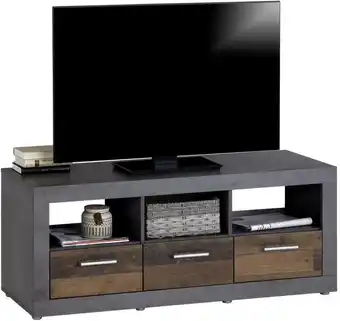 Möbelix TV-Regal Fm TV 03 Milano B: 130 cm Betonoptik, Vintage Angebot