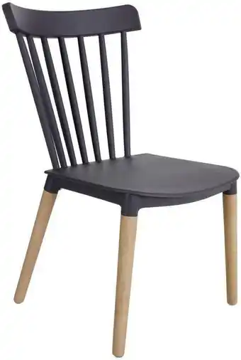 Möbelix Esszimmerstuhl Bert Grau mit Echtholz-Beinen Angebot