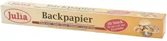 Möbelix Backpapier Julia L/B: ca. 42/38 cm, 20 Stk./Pkg. Angebot
