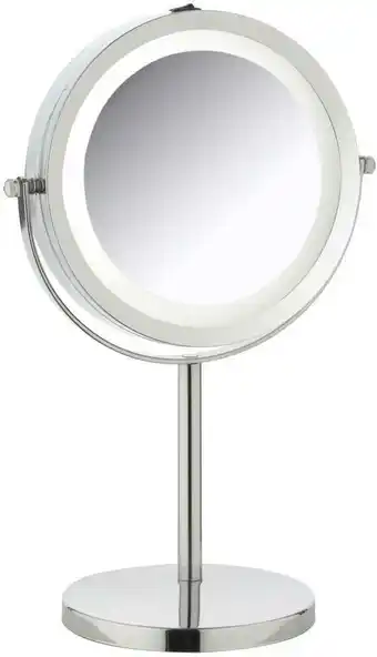 Möbelix Kosmetikspiegel mit Standfuß und Beleuchtung H: 33 cm Angebot