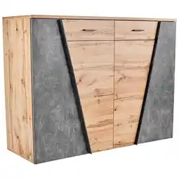 Möbelix Kommode B 160cm Venedig, Wotan Eiche/Beton Optik Angebot