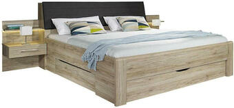 Möbelix Bett inkl. Nachtkästchen + Bettladen 180x200 Bensheim Angebot