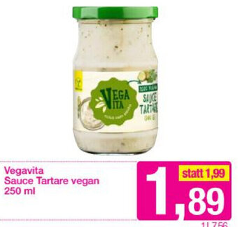 Sutterlüty Vegavita Sauce Tartare Vegan 250 ml Angebot