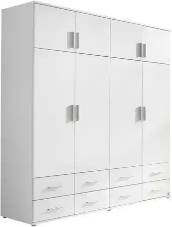 Möbelix Drehtürenschrank mit Schubladen 181 cm Kemi, Alpinweiß Angebot