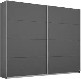 Möbelix Schwebetürenschrank 226cm Belluno, Grau Metallic Angebot